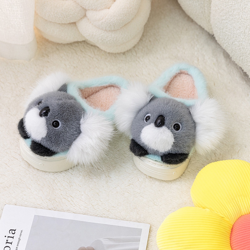 Zapatillas de algodón de animales lindas transfronterizas zapatillas de algodón de invierno para mujeres zapatos de calentamiento de peluche zapatos de algodón domésticos interiores zapatos de piso prácticos image 6