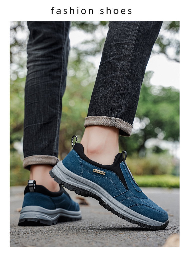 Men's Loafers, Popular Large-size Men's Slip-on Casual Sneakers, Canvas Shoes_vogvips.com