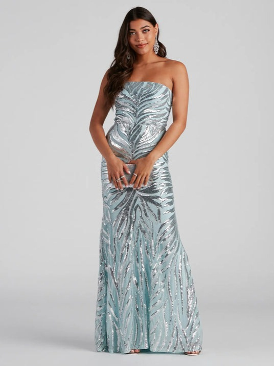 Europa y Estados Unidos transfronterizos nueva Amazon mujer fiesta vestido de sequilla sexy vestido vestido vestido vestido de ceremonia image 1