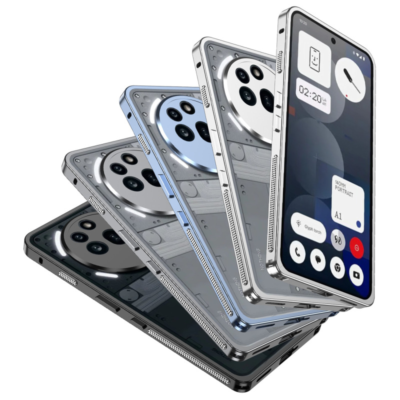 国境を越えた適用NOTHING PHONE3A海馬バックルフレーム携帯電話ケース3APRO金属冷却落下防止シース|undefined