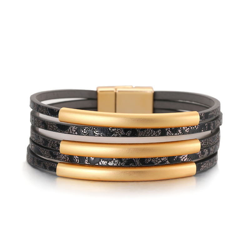 Bohemian Geometric Pu Leather Womenu0027S Bracelets