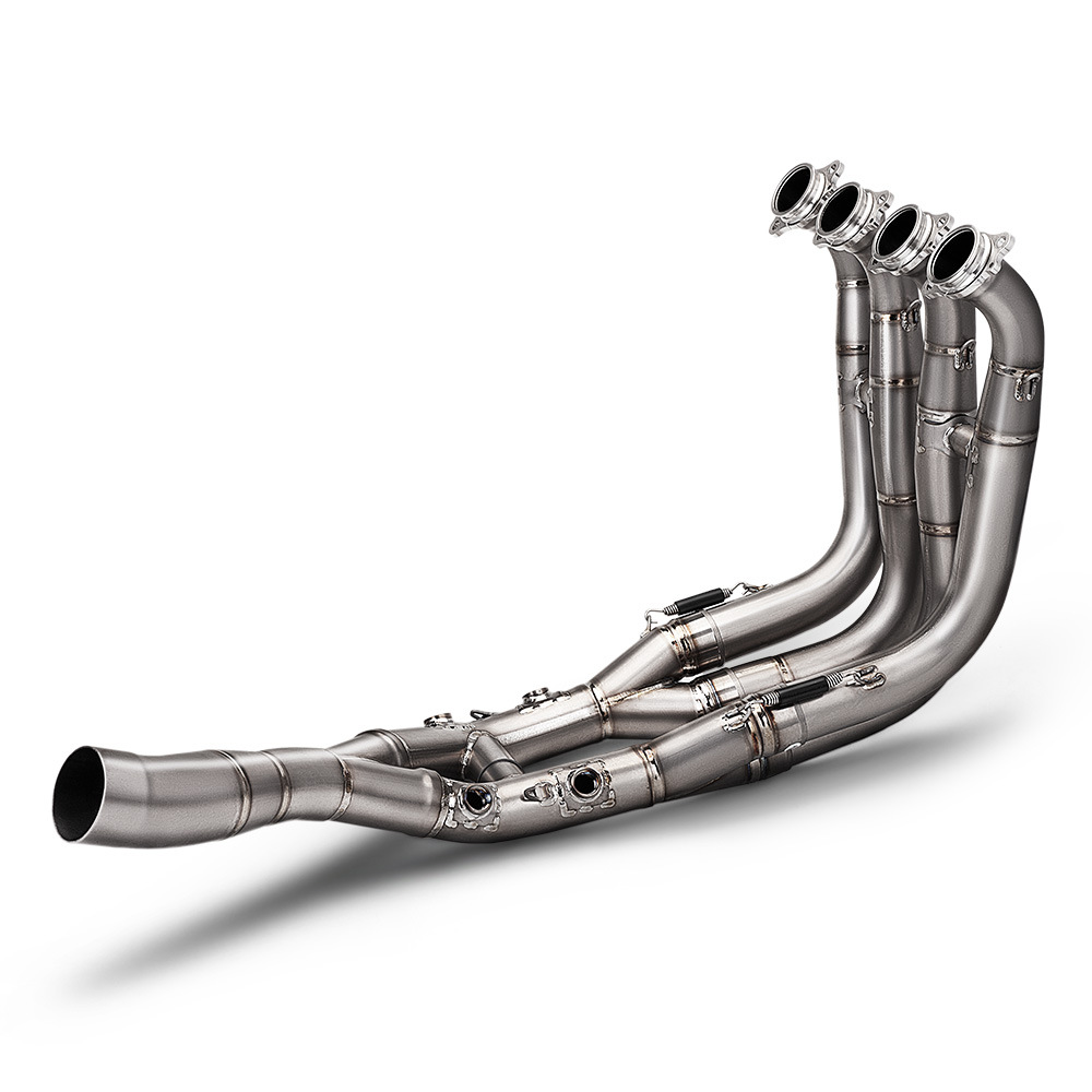 Suitable for motorcycle S1000RR modification, original factory diameter titanium alloy front exhaust pipe, non-destructive installation