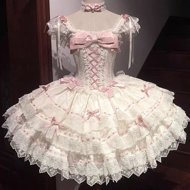 Flower Island Butterfly Lolita Dress Evening Gown Ballet Style Student Birthday Coming-Of-Age Ceremony Sweet Cake Princess Dress Flower Island Butterfly Lolita Dress Evening Gown Ballet Style Student Birthday Coming-Of-Age Ceremony Sweet Cake Princess Dress