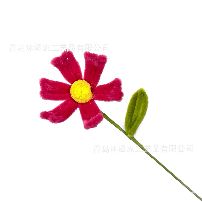 手作り DIY ツイストスティック小さなグサソウの花完成単一花造花バレンタインデーの誕生日ギフトガールフレンド|undefined