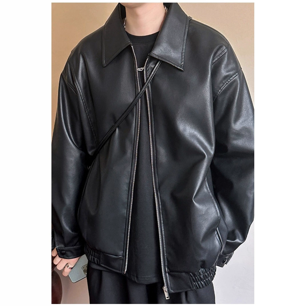 Брендовая черная короткая ретро-куртка, цветная бейсбольная форма, oversize