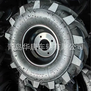 厂家19x7.00-8橡胶充气人字纹高抗磨真空胎微耕机沙滩车草坪车轮