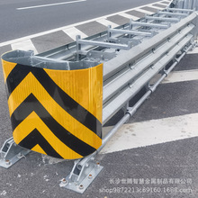 高速公路可导向防撞垫公路隧道口分叉口安全TBTSTA级别防撞垫护栏