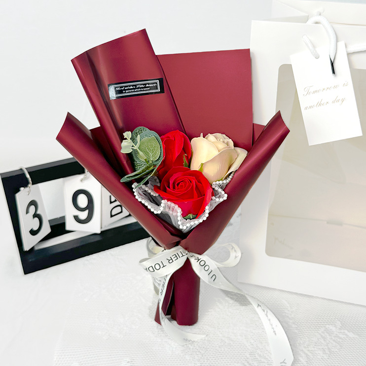 Festival Gifts Christmas Teacher's Day Sunflower Bouquet Valentine's Day Creative Soap Flower Gift Preserved Bouquet For Teachers Gift_voghion.com