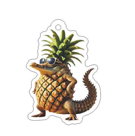 Douyin Hot Terrier, montañas extranjeras, mares y mares, Acrylic, bestias extrañas, llaveros abstractos divertidos, colgantes, regalos de celebridades de Internet