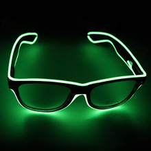 发光眼镜LED米钉声控酒吧聚会礼品音乐夜场气氛用品Neon Glasses