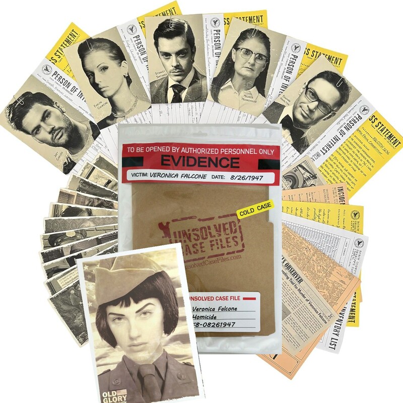 Unsolved Case Files Falcone Veronica-Cold Case Murder Mystery Game
