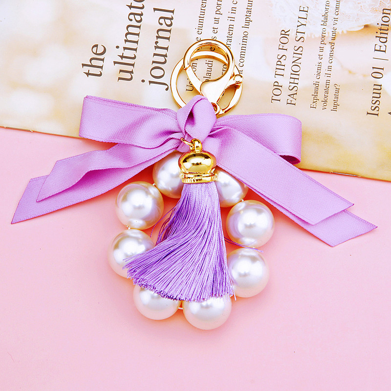 98g Weight Keychain Classification 1 Piece Quantity Daily, Date Occasion Metal Material Bow Knot Pattern Women's Gender Cute Style Cute Bow Knot Metal Women's Keychain 4