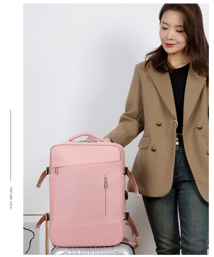 Cross-border wholesale casual business backpacks for men and women, high-end multi-functional computer bags, fashionable and simple travel backpacks undefined