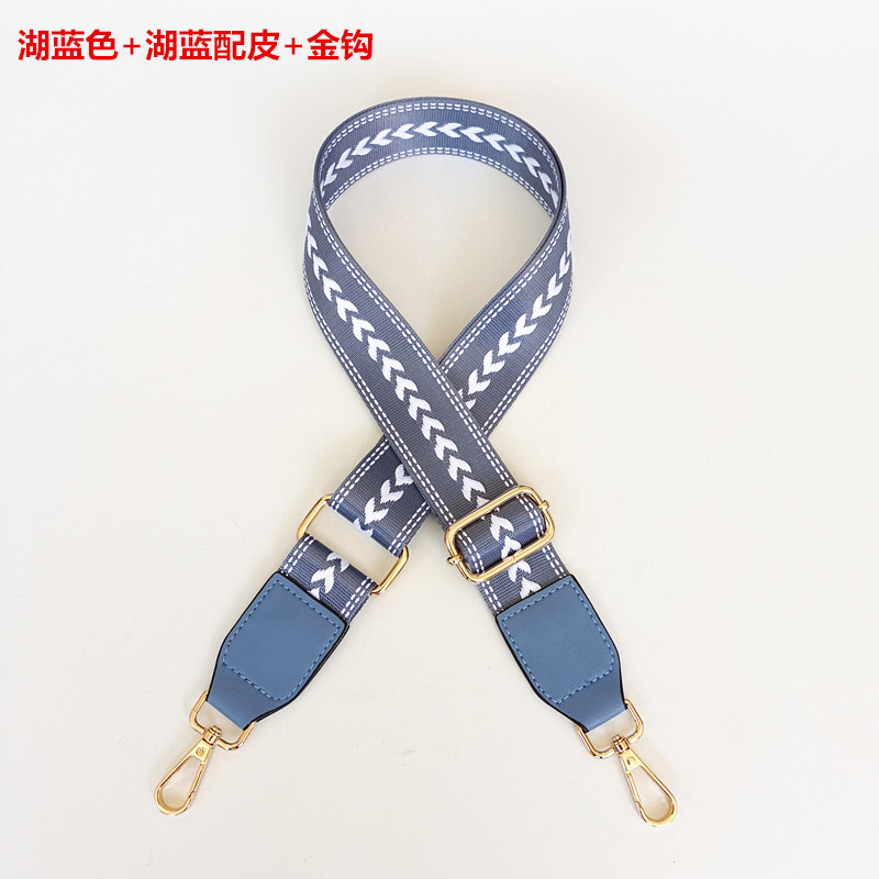 Lake Blue + Lake Blue with Leather + Gold Hook