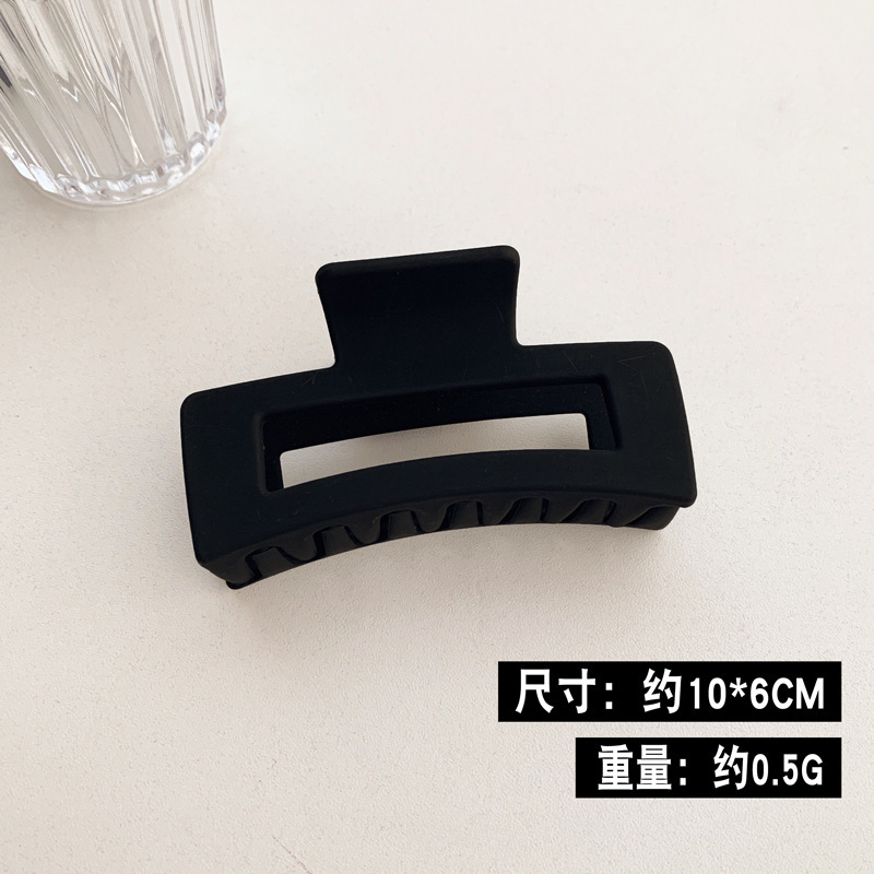 Clip de pelo negro alta Cola de Caballo fijo artefacto horquilla estilo coreano Cabeza trasera horquilla clip de tiburón clip de tamaño pequeño al por mayor