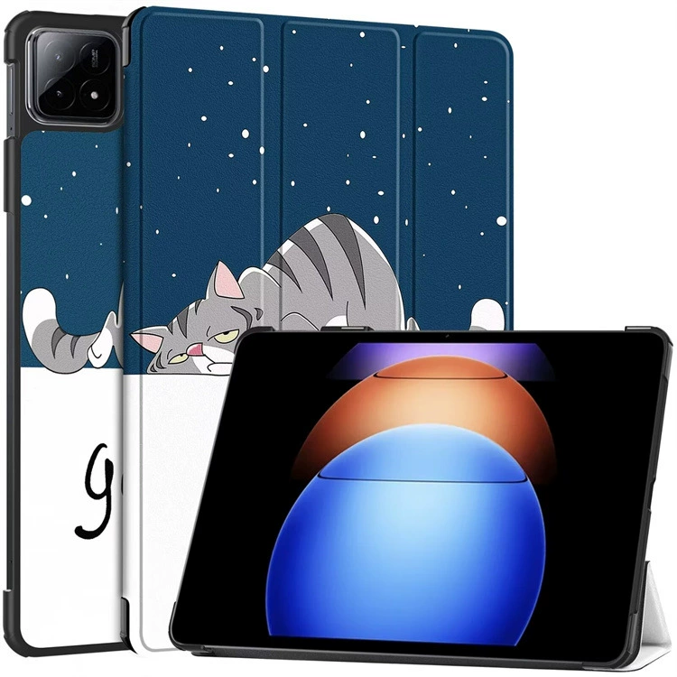 2025 Redmi планшет Redmi pad 2. Дюймовой защитный чехол для Redmi pad 2 защитный чехол, тройная складная подставка