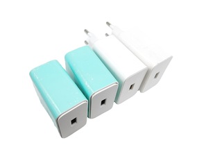 [shenzhen Spot] 66W European Standard PoWer Supply Plastic Case Single USB Port Smart Phone Charger Case