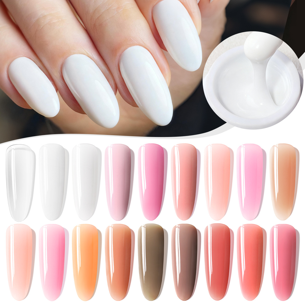 Pegamento de extensión de uñas de cristal pegamento de fototerapia UV rápido de uñas sin papel de uñas titular de uñas extensión rápida salón de uñas especial