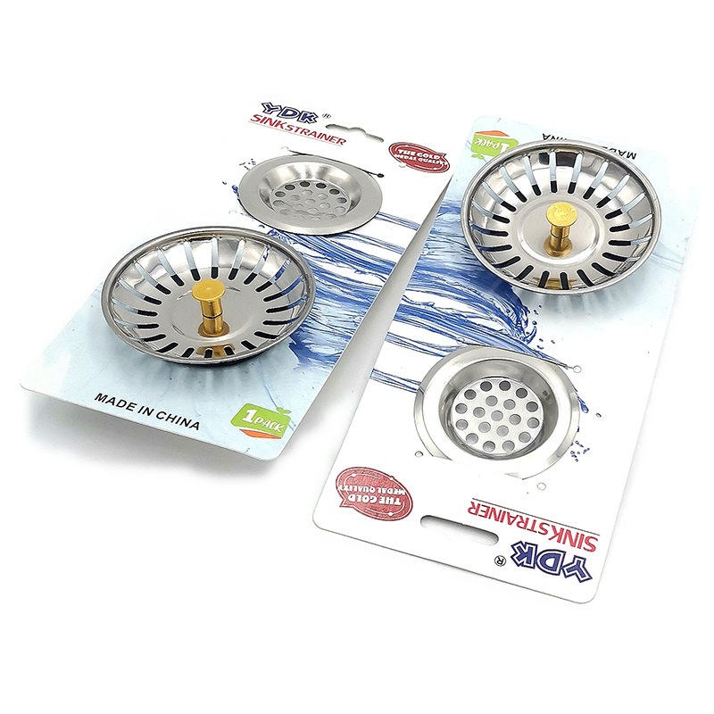 L6 321 532 combinación de drenaje de agua cocina fregadero Filtro de acero inoxidable tapón de agua cubierta de agua