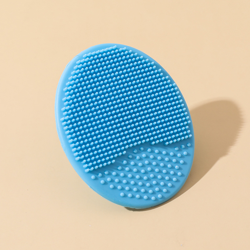 Cepillo de champú de silicona para bebés recién nacidos, cepillo para eliminar la suciedad, champú, champú, masaje para el cabello, cepillo de silicona