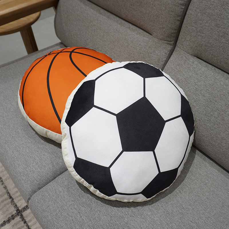 Simulación Baloncesto Rugby Voleibol Almohada Muñeca de trapo Juguete de peluche Cojín de sofá Accesorios de regalo para niños