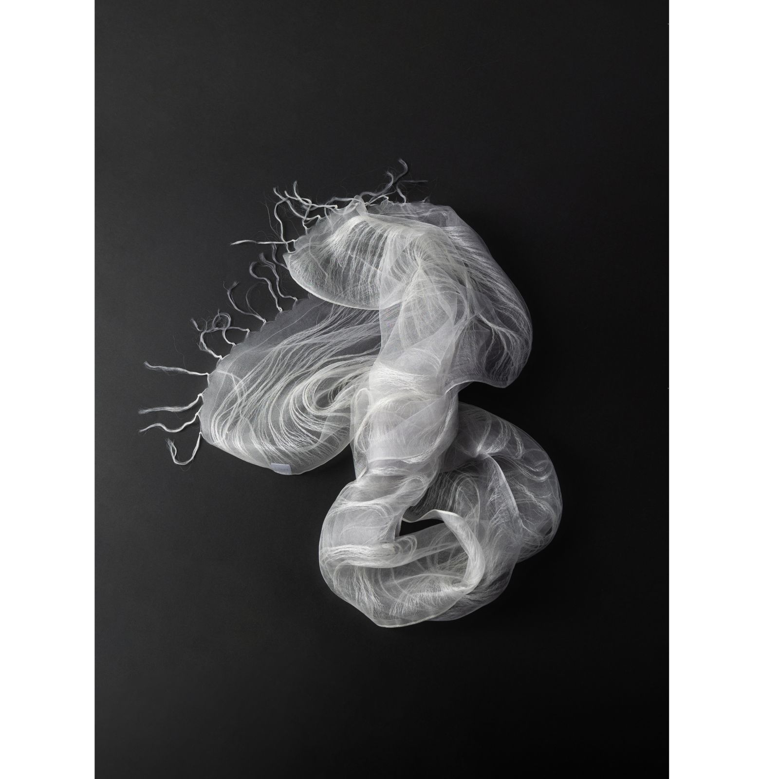 Classic silver gray / 200*43cm (including beard)