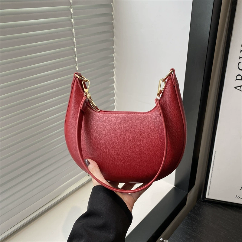 Ins Nethong ретро-нишевые подмышки сумка новая мода поп текстура сумка на плечо удобная портативная сумка для полумесяца