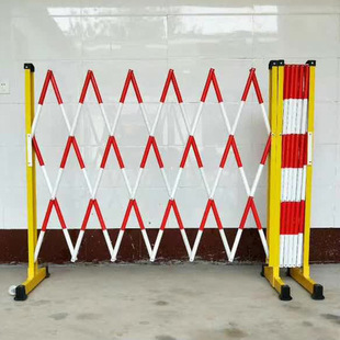 Insulated Construction Retractable Fence 1.2m Fiberglass Movable Isolation Belt Fence