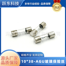 10*38AGU汽车音响银色玻璃保险丝管20A/30A/40A/50A/60A/80A/100A