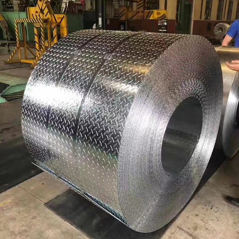 现货镀锌花纹钢板 3毫米热镀锌花纹钢板 5mm镀锌花纹板材质Q235B