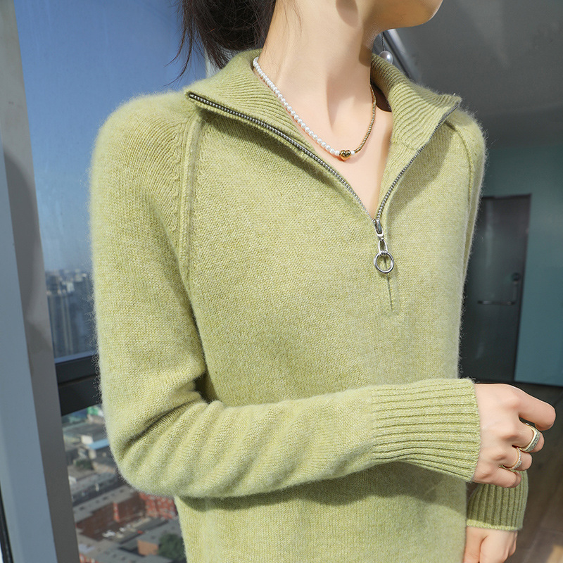 Autumn elegant woolen sweater