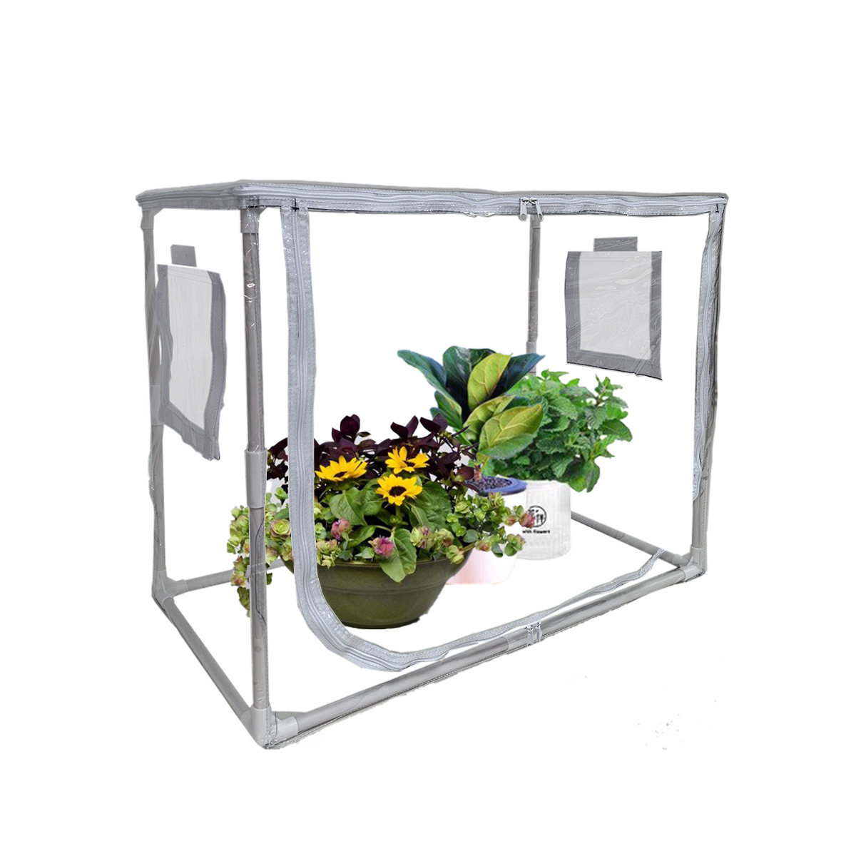 Funda protectora térmica transparente para plantas y semilleros_voghion.com