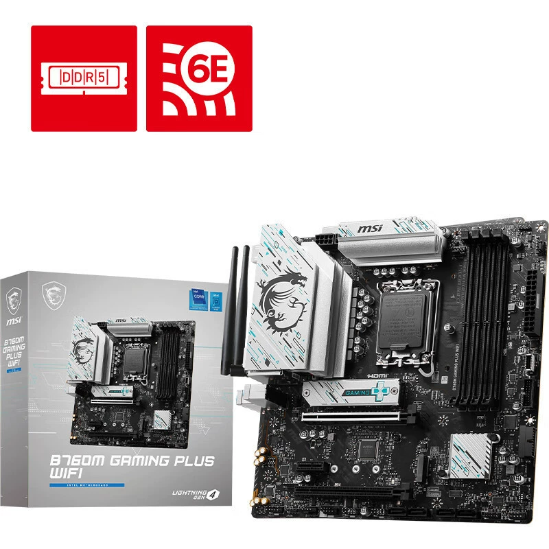 Подходит для MSI B760M GAMING PLUS WIFI DDR5 материнская плата, поддержка Intel