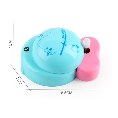 Cross-border new wind-up fishing costume gashapon toy mini small fishing game console children's parent-child interaction