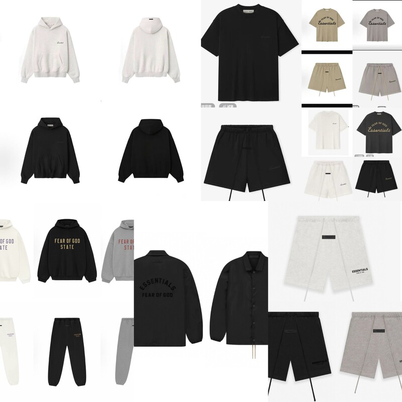 Cross-Border High-Quality Niche Fog Classic American High-Street Fashion Brand Printed Loose-Fitting Men's Short-Sleeve T-Shirt Set Collection Cross-Border High-Quality Niche Fog Classic American High-Street Fashion Brand Printed Loose-Fitting Men's Short-Sleeve T-Shirt Set Collection