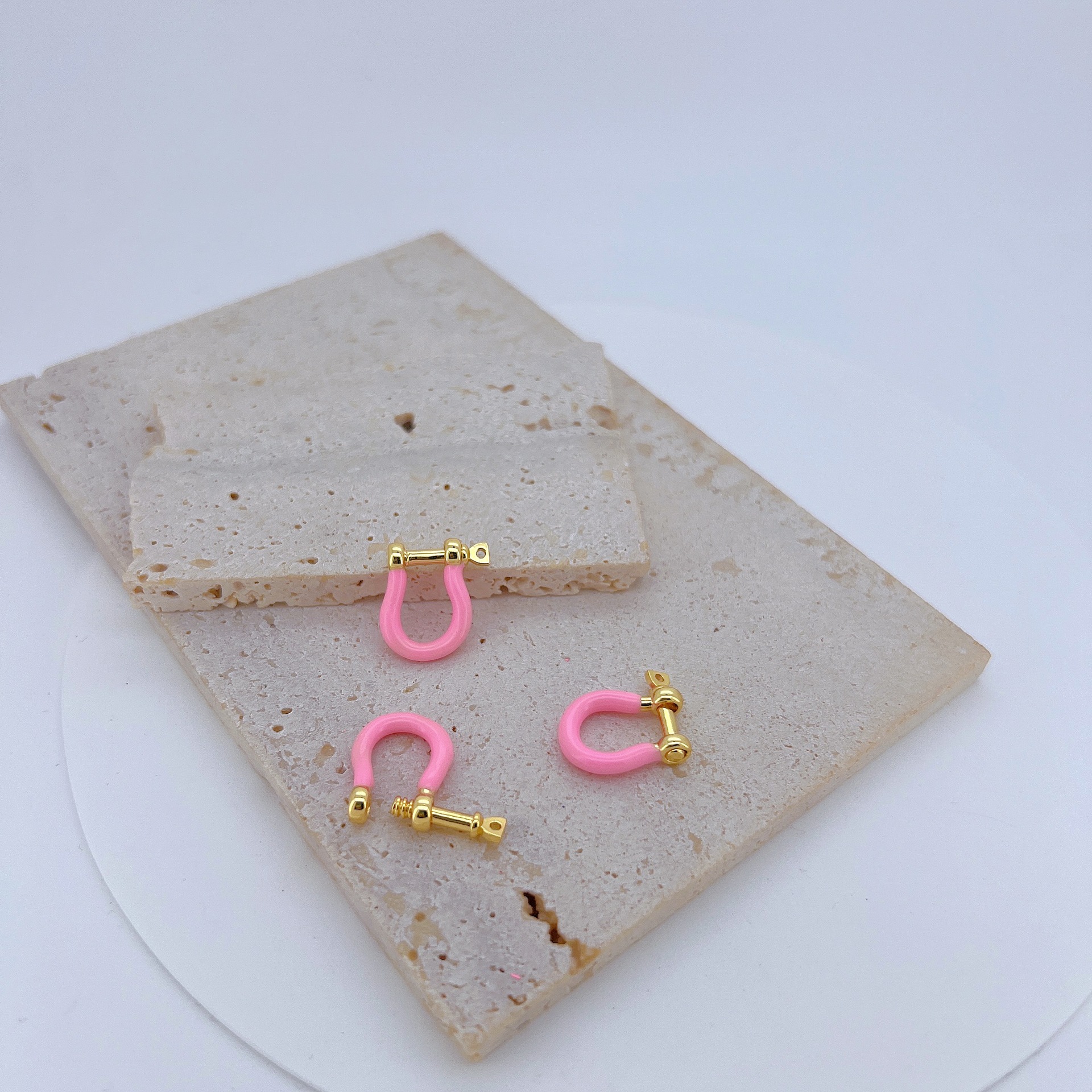 1 Piece 15*18.7mm Copper U Shape Jewelry Buckle Jewelry Accessories display picture 6