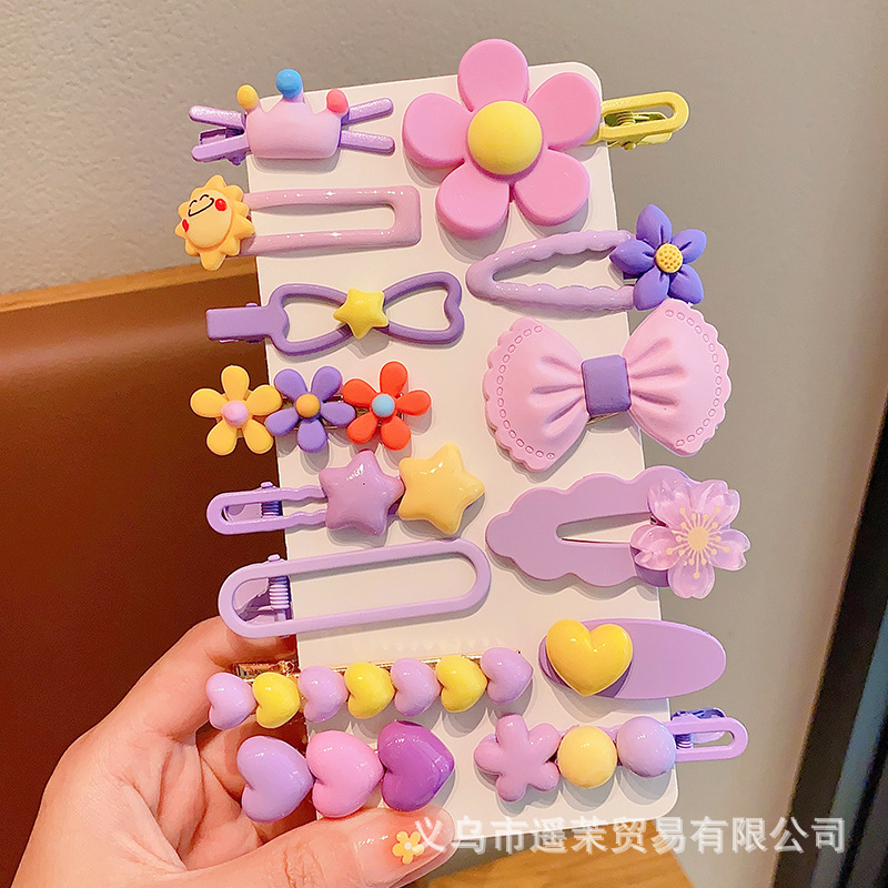 多巴胺儿童发夹女前额刘海夹鸭嘴夹头饰发卡碎发侧边卡子发饰夹子|undefined