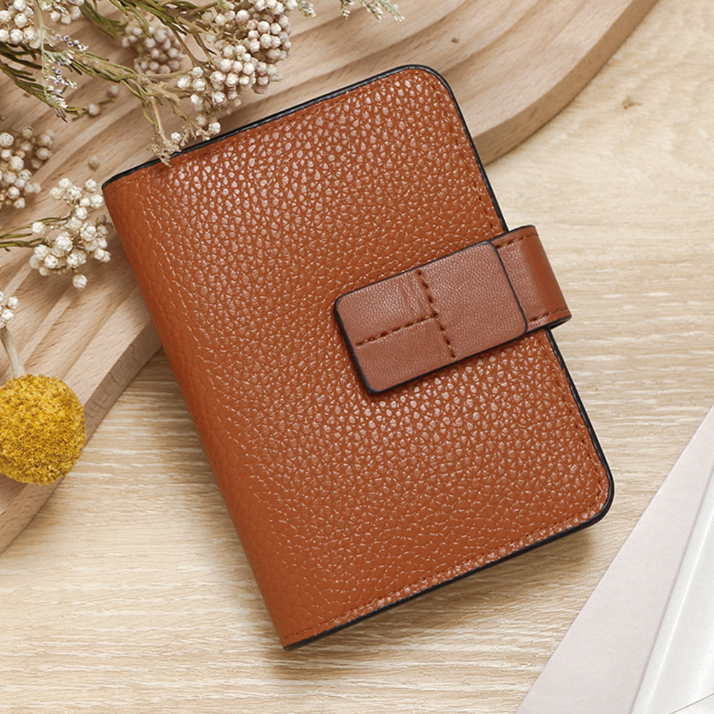 Nuevo tipo de bolsa de tarjetas de licencia de conducir exquisita bolsa de tarjetas de damas bolsa de tarjetas compacta ins viento red nicho diseño de contraste