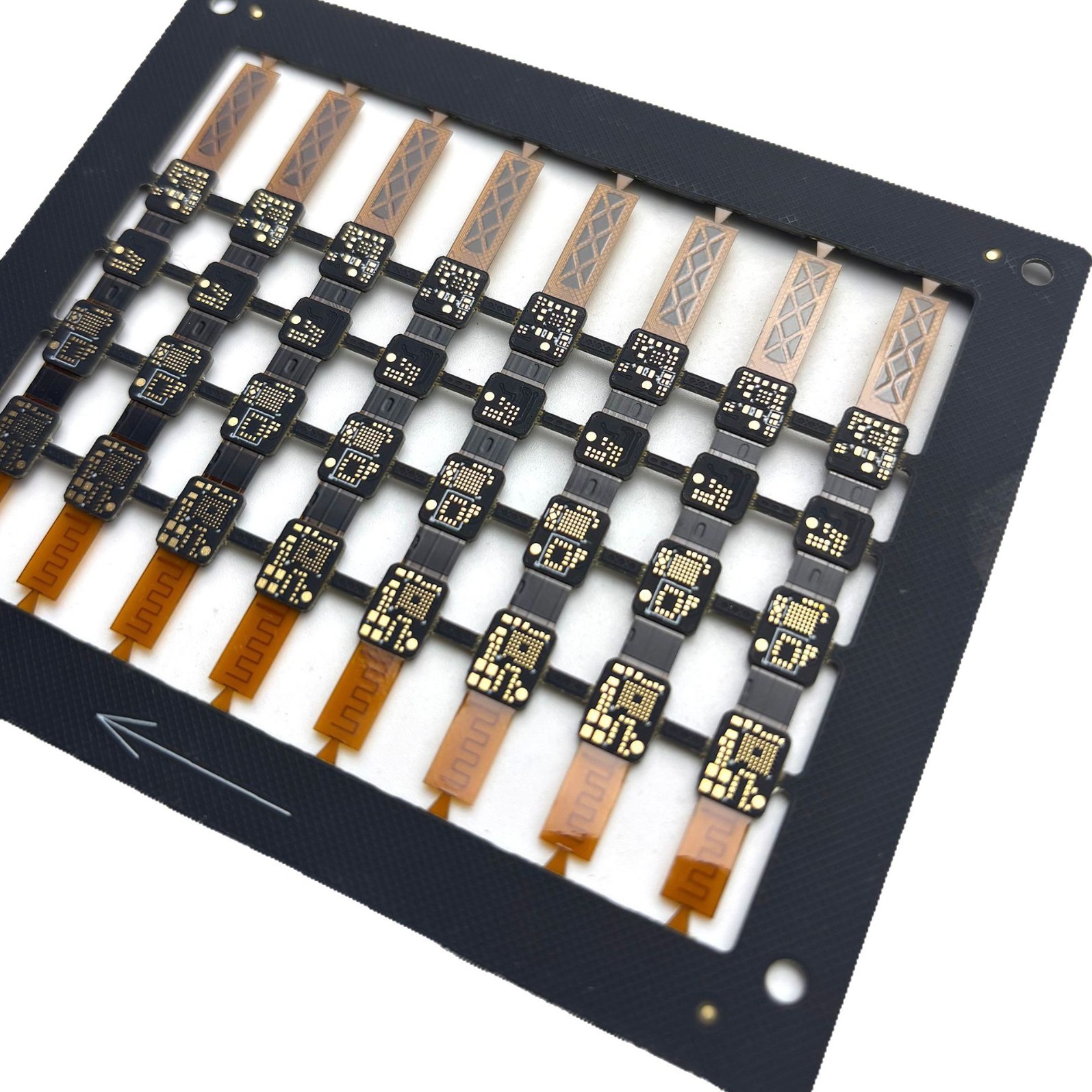 软硬结合板 8层任意互联PCB 激光开盖后沉金 多层HDI