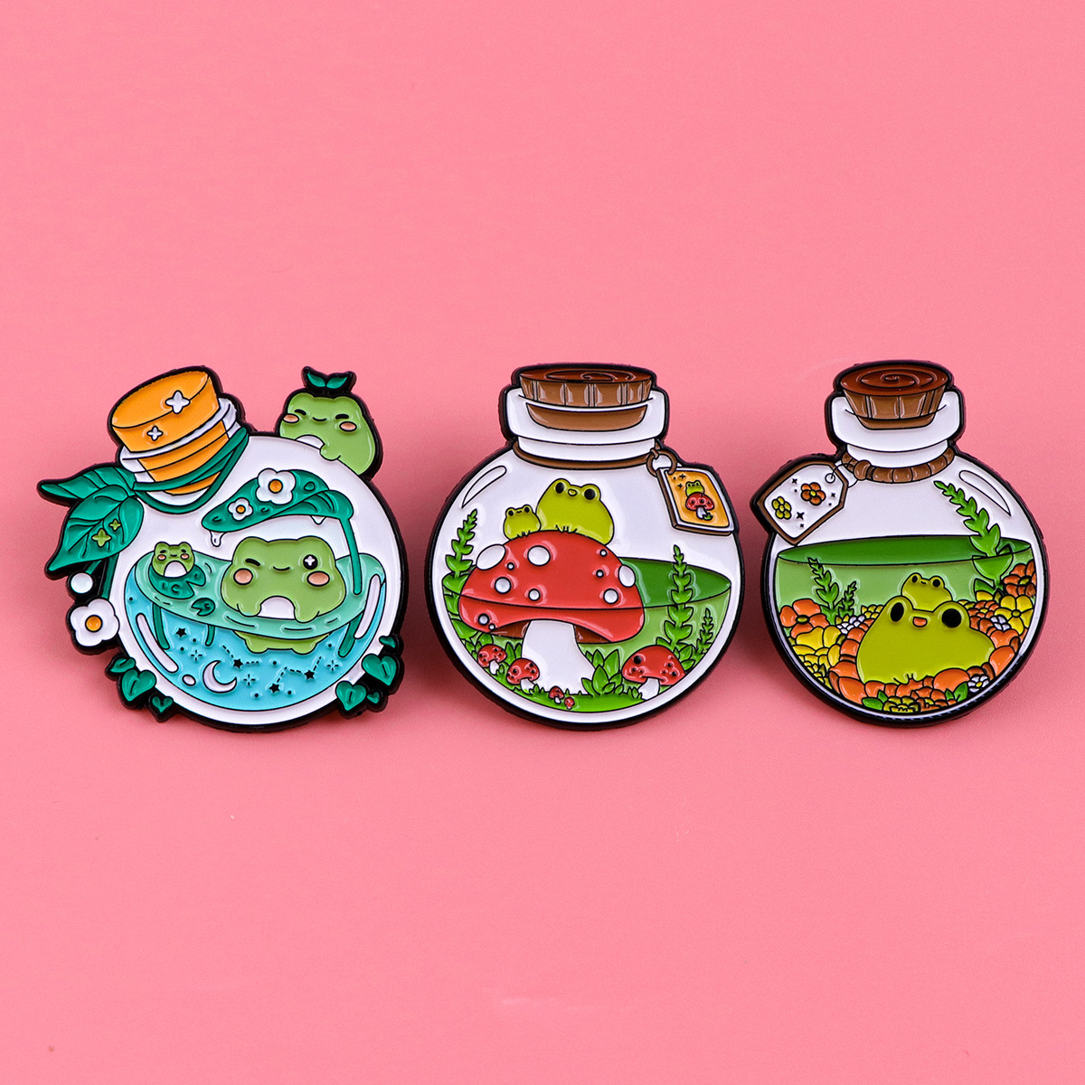 Enamel Design Cute, Modern Style Style Cute Modern Style Pin Letter Frog Zinc Alloy Enamel Unisex Brooches
