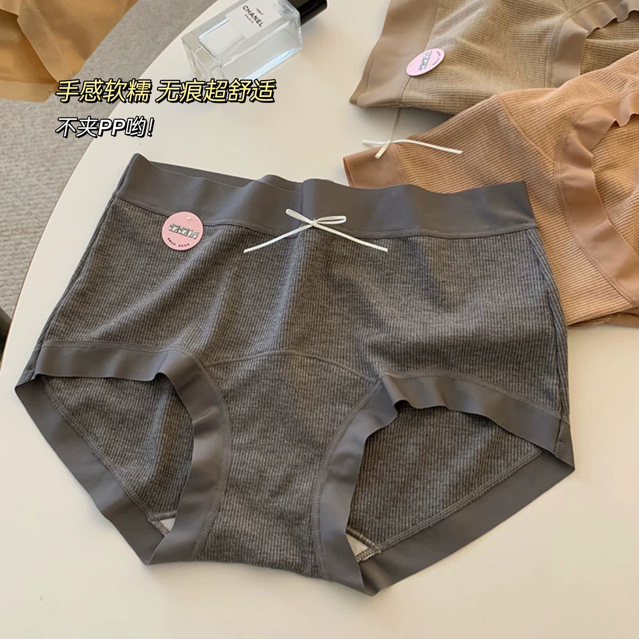 Резьбовые хлопчатобумажные трусики женские удобные средние талии хлопчатобумажный подавитель промежности удлинена и расширена дамы трусы Mayard новый стиль