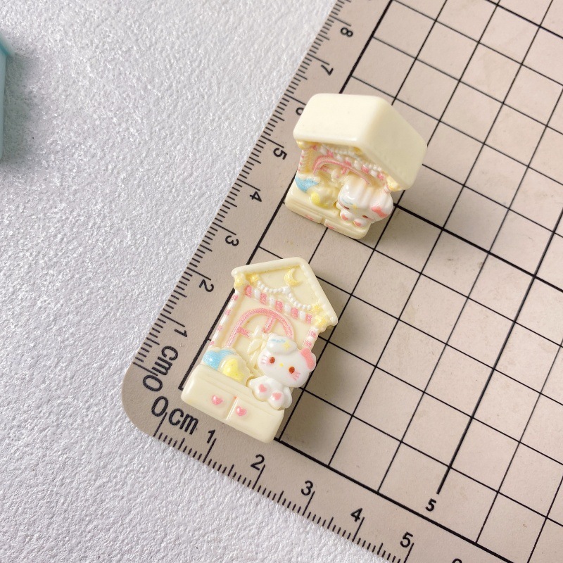 卡通微缩卡通立体kt窗台卡通发饰发夹可爱模型 diy奶油胶树脂配件|undefined