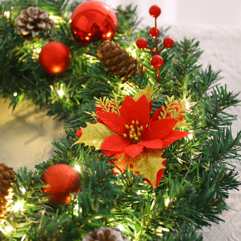Decoraciones de Navidad escena diseño guirnalda de Navidad puerta colgando adornos de árbol de Navidad ancianos muñeco de nieve muñeca adornos