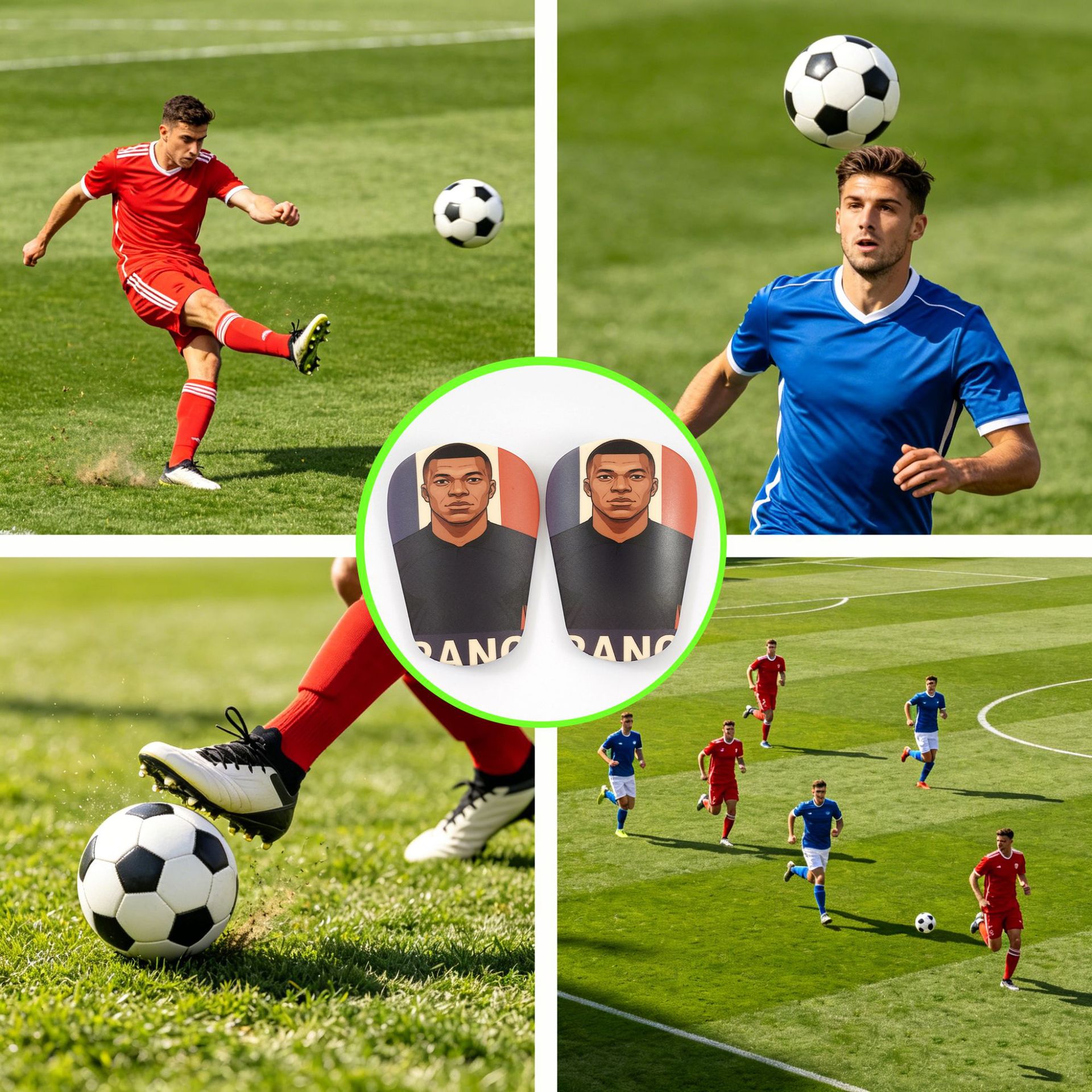 Football Shin Guard Children's and Adult Sports Protection Inserts
