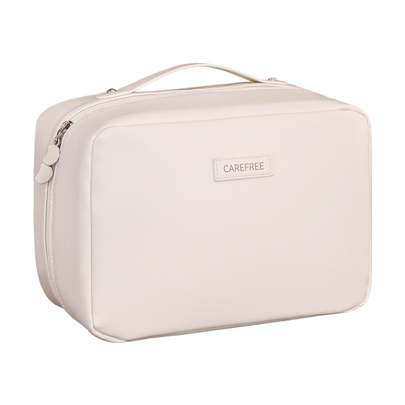 Transfronterizos de gran capacidad portátil de mujer portable clasificado cepillo de maquillaje multicapa bolsa de almacenamiento de maquillaje nicho diseño bolsa de lavado