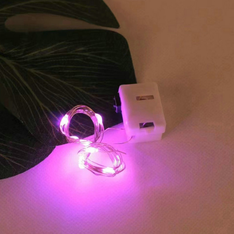 LED Işık Dizisi Düğme Pil Tipi Bakır Tel Işık Çiçek Demeti Dekorasyon Oda Düzenleme Ambiyans Işığı Küçük Renkli Işık Yanıp Sönen Kapalı Aydınlatma