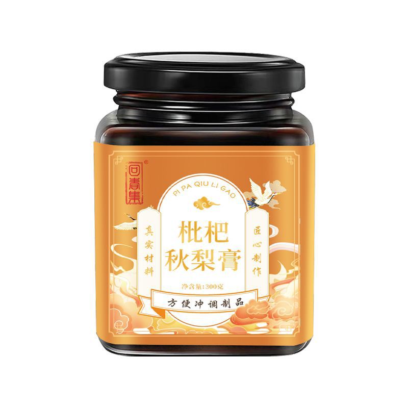 Loquat & Autumn Pear Paste (Pipa Qiuli Gao) — 300g Herbal Honey Paste overview