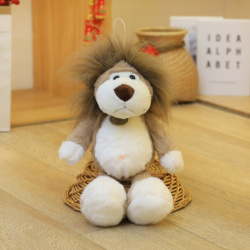 Animales del bosque León Mono Muñeca Dibujos animados Peluches Muppets Niños Juguetes Árbol Rana Calmante Muñeca de comercio exterior