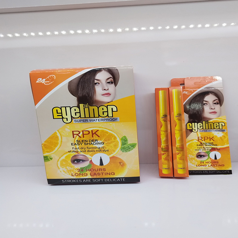 [Solo para exportación / transfronteriza] nuevo comercio exterior RPK eye-liner pen seco rápido anti-transpiración no mareo negro de un solo paquete de eye-liner image 3