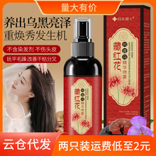向美博士藏红花黑灵芝何首乌养发精华液免洗喷雾护发黑发喷雾批发